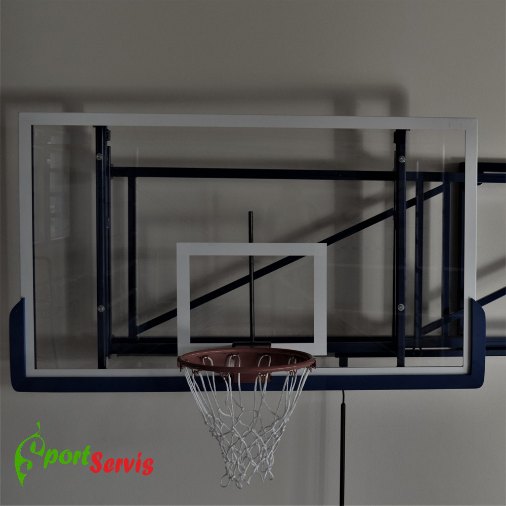 Basketball backboard 90x120 cm, acrylic glass 10 mm